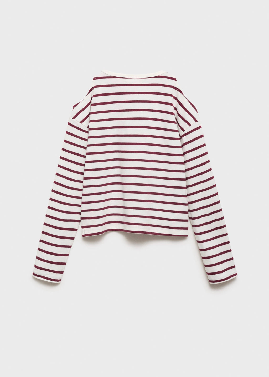 T-Shirt Cutoutr Grenat - Fille