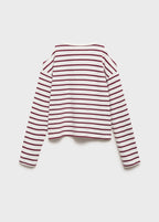 T-Shirt Cutoutr Grenat - Fille