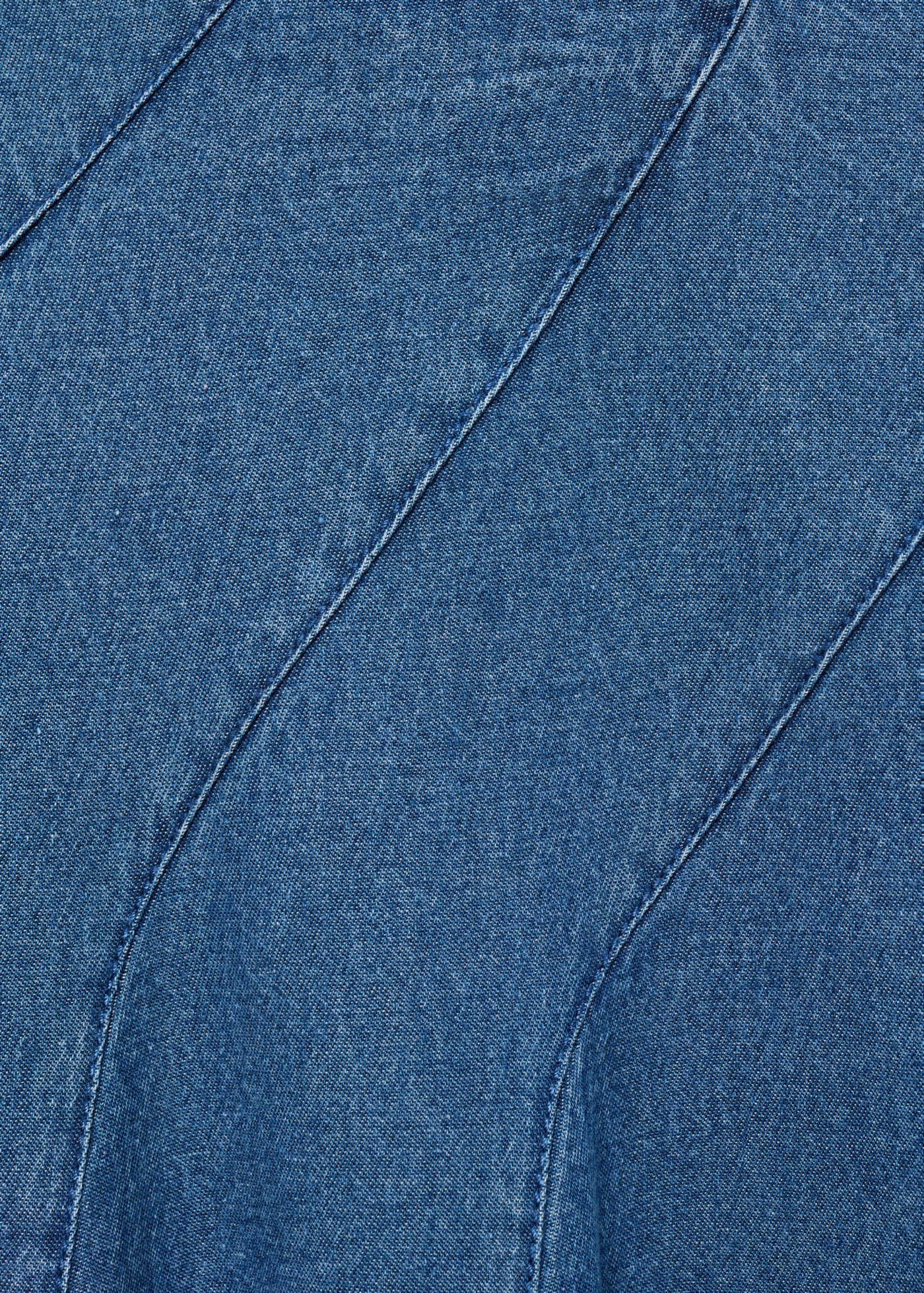 Jupe Midi Denim Coutures