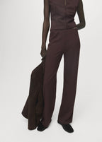 Pantalon Droit Taille Élastique