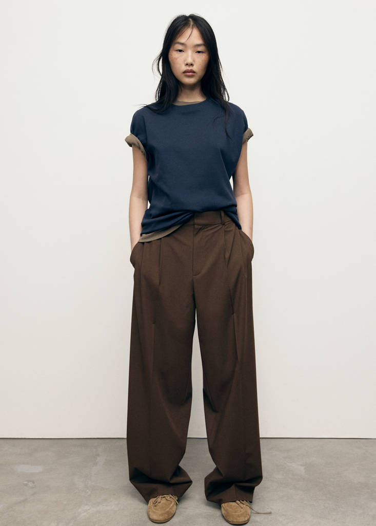 Pantalón Vaquero Wide Leg Tiro Bajo