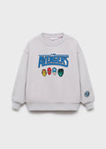 Sweat Avencrew Gris Glacier - Garçon