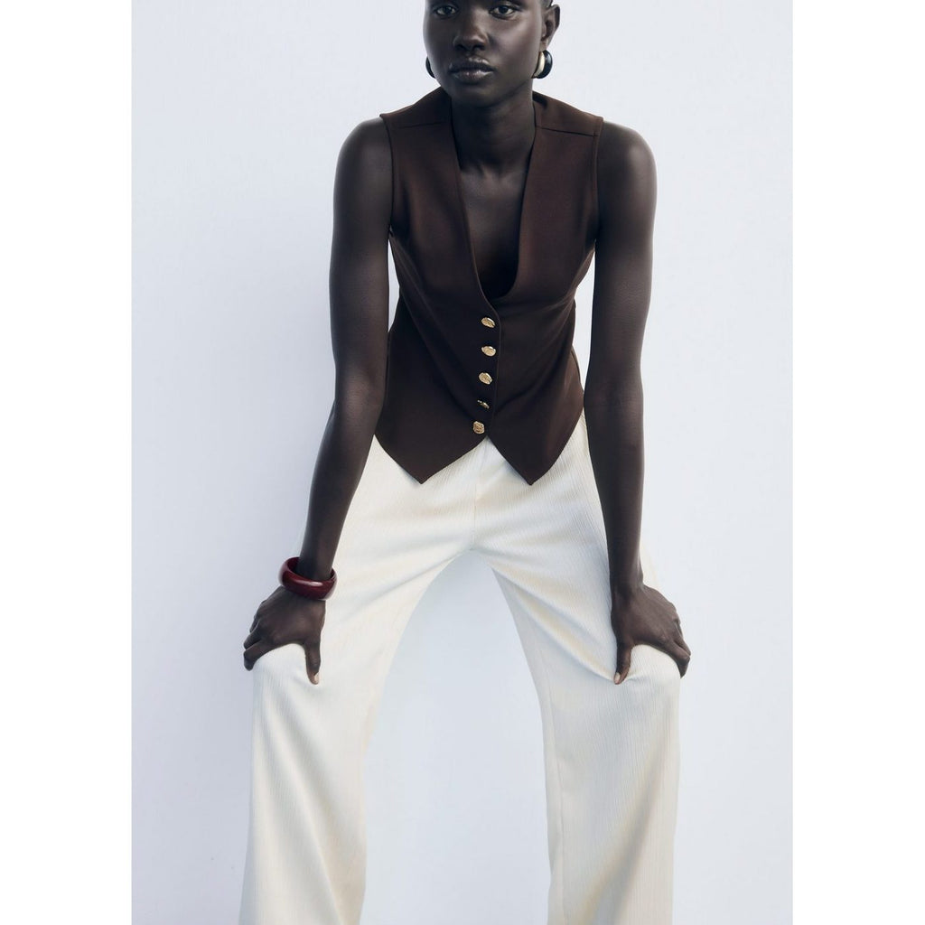 Gilet Boutons Bijoux