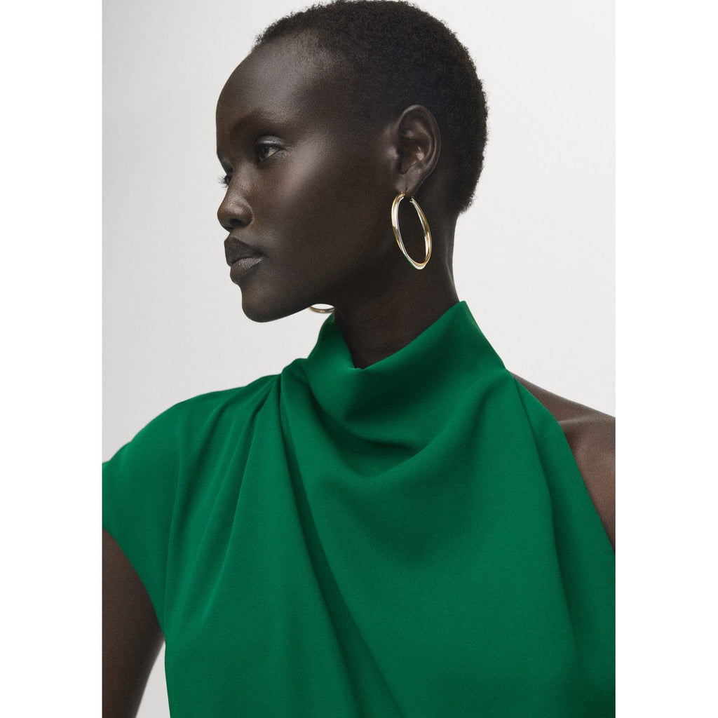 Combinaison Longue Asymétrique Ceinture