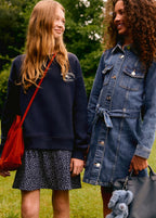 Robe Bestie Bleu Marine - Fille