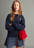 Robe Bestie Bleu Marine - Fille