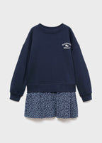 Robe Bestie Bleu Marine - Fille