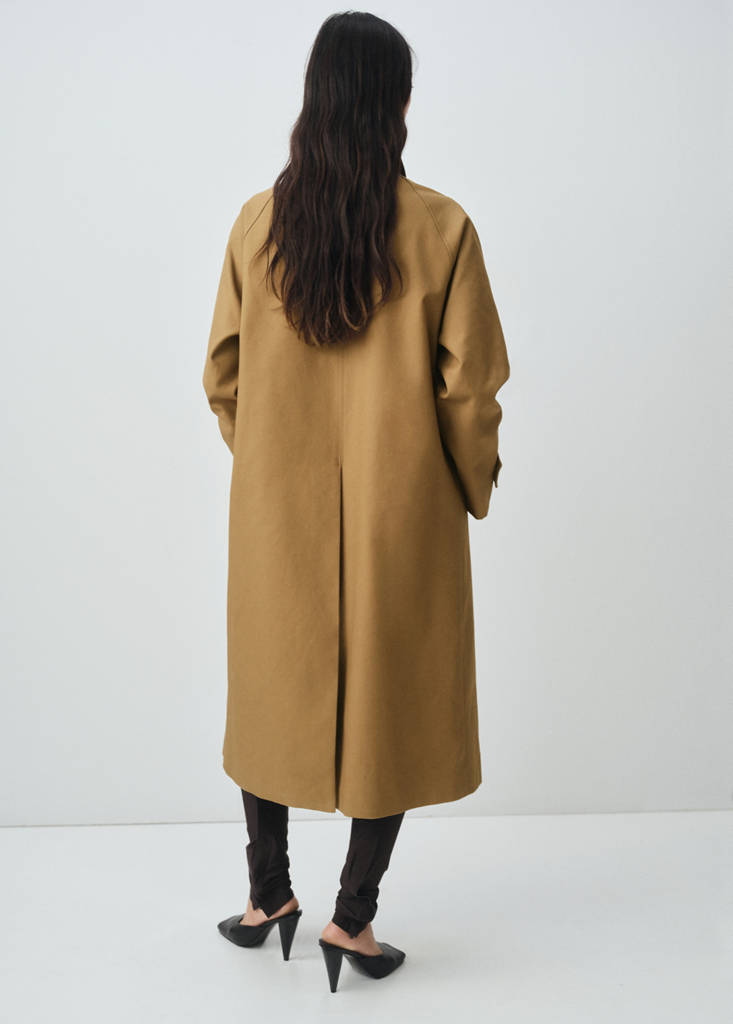 Trench Lungo 100% Cotone