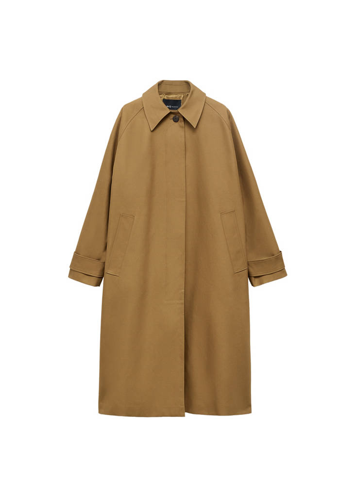 Trench Lungo 100% Cotone