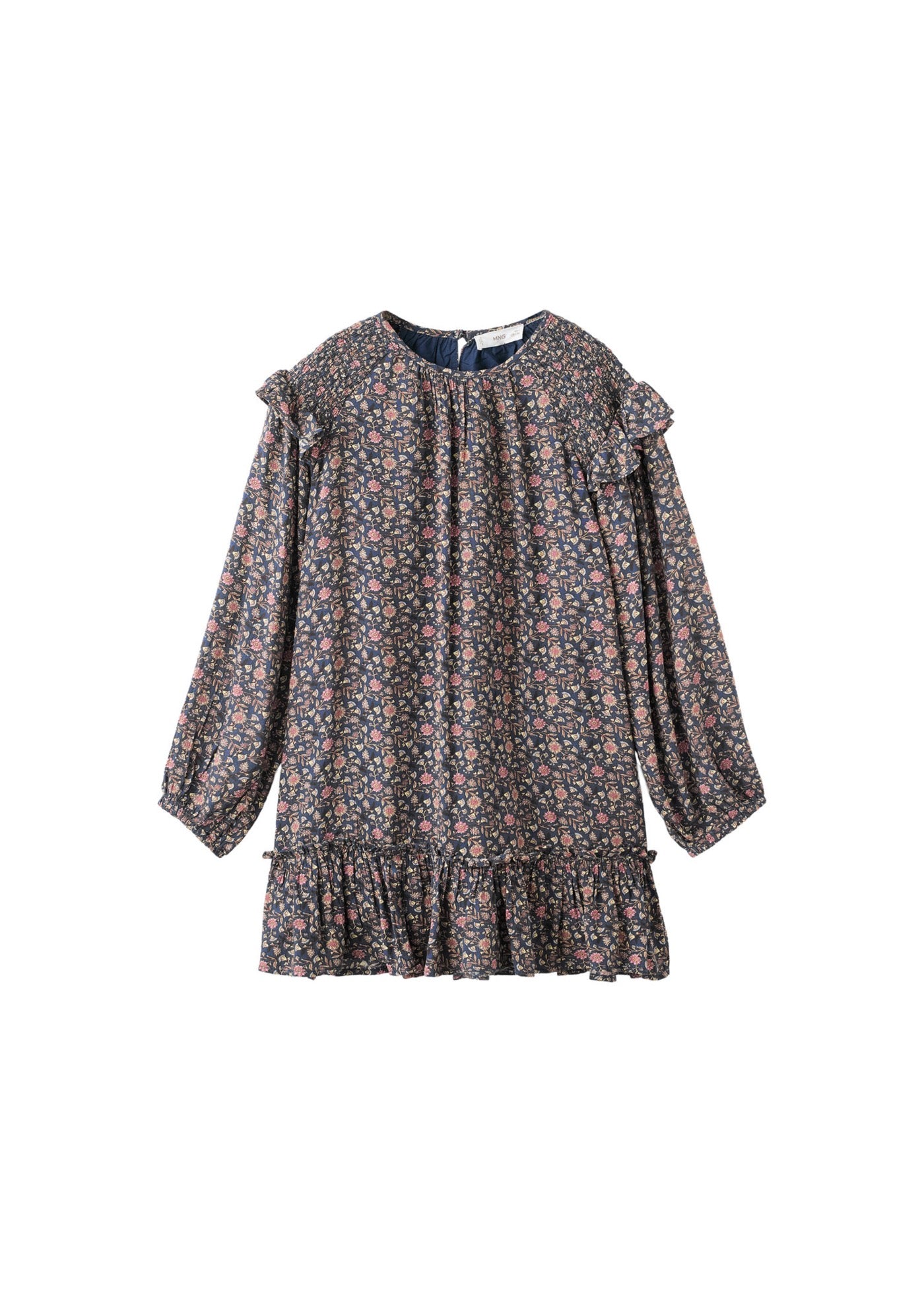 Robe Isa Bleu Marine - Fille
