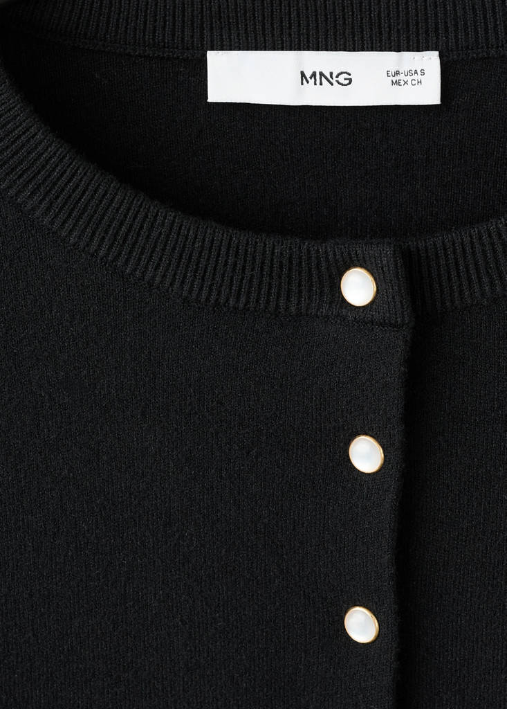 Strick-Cardigan mit Knöpfen