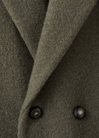 Manteau En Laine À Double Boutonnage