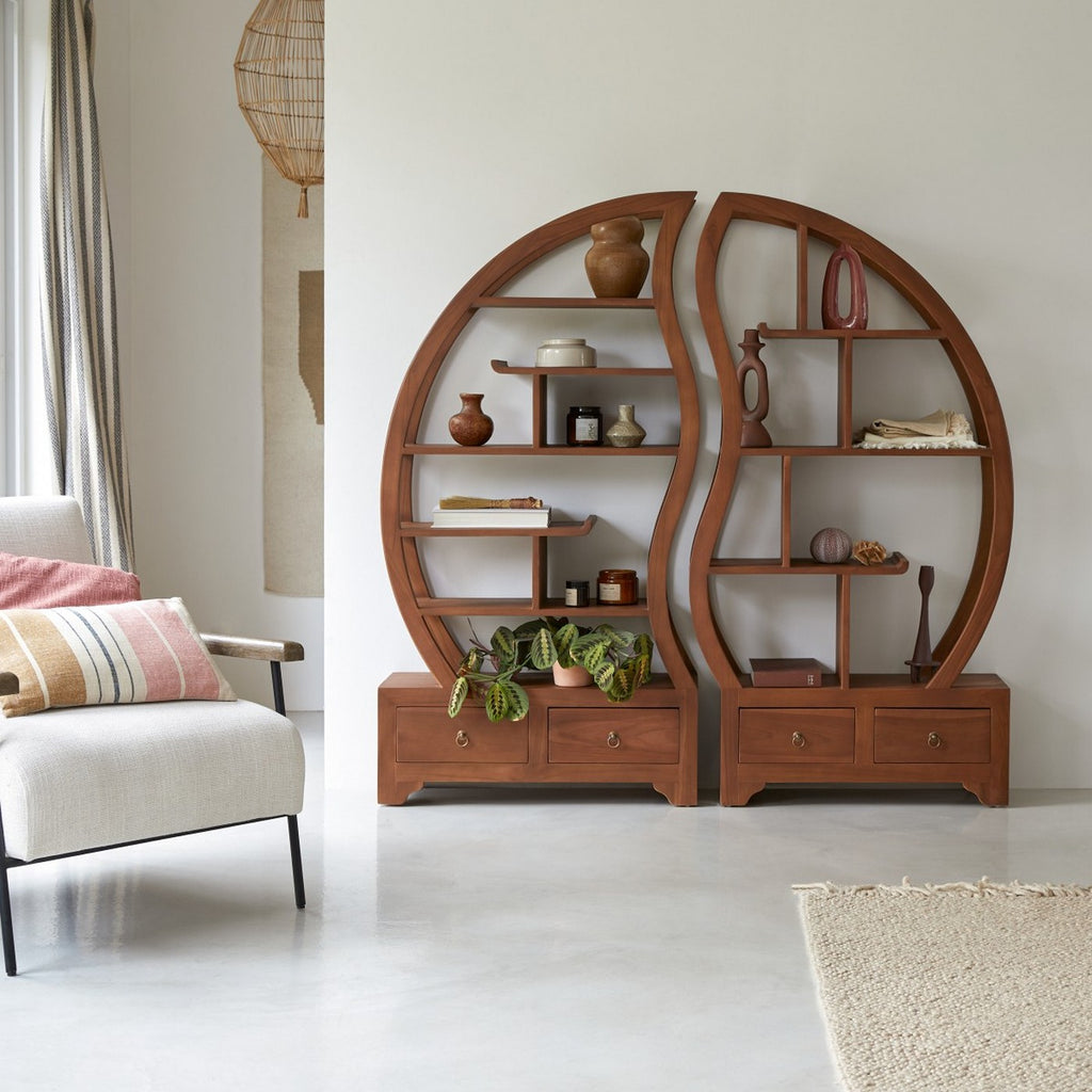 Ying Yang - Libreria - Teak - Naturale