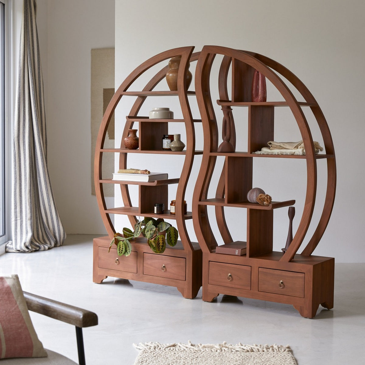 Ying Yang - Libreria - Teak - Naturale