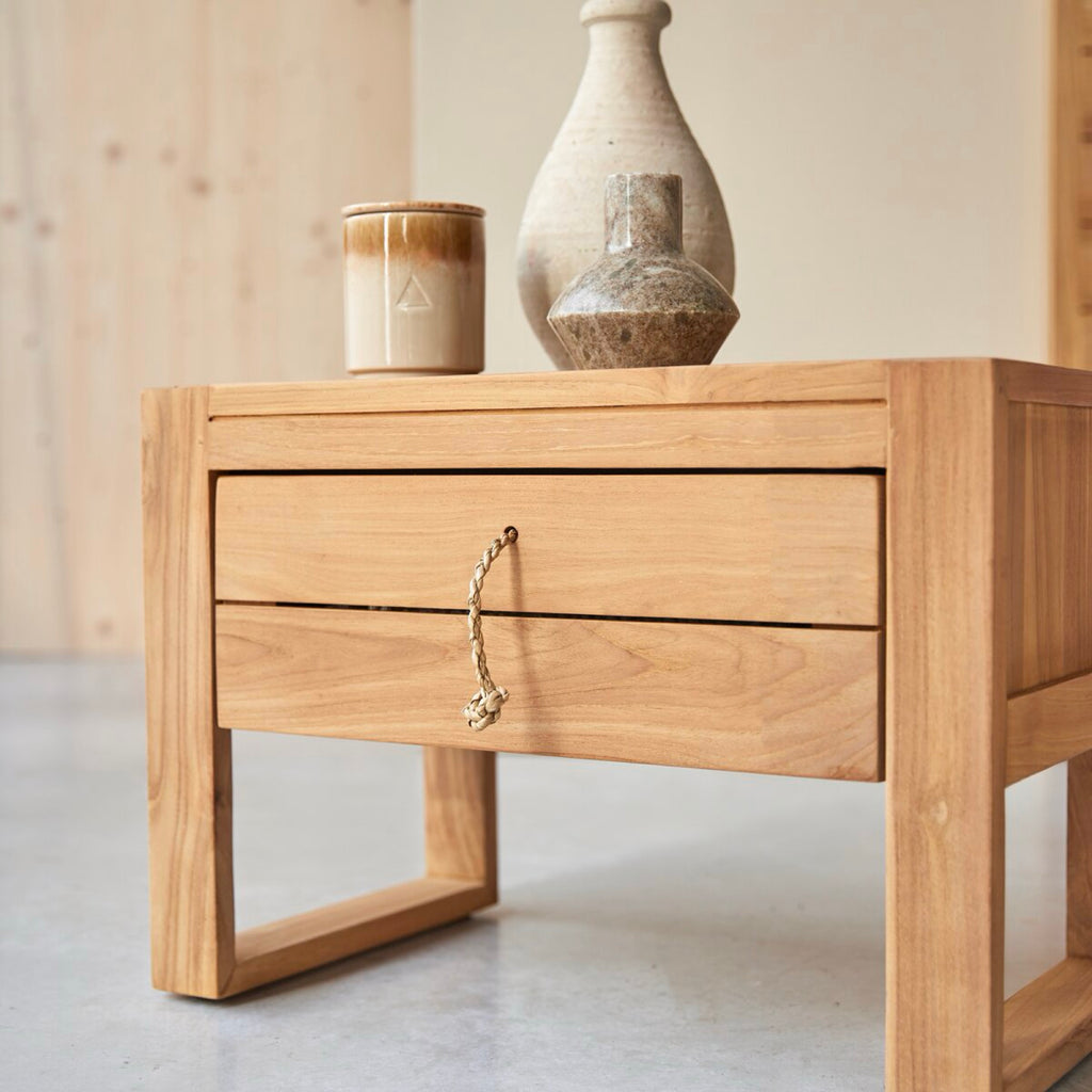 Minimalys - Chevet - Teck - Naturel
