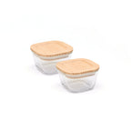 Set De 4 Boîtes De Conservation Avec Couvercle - Transparent