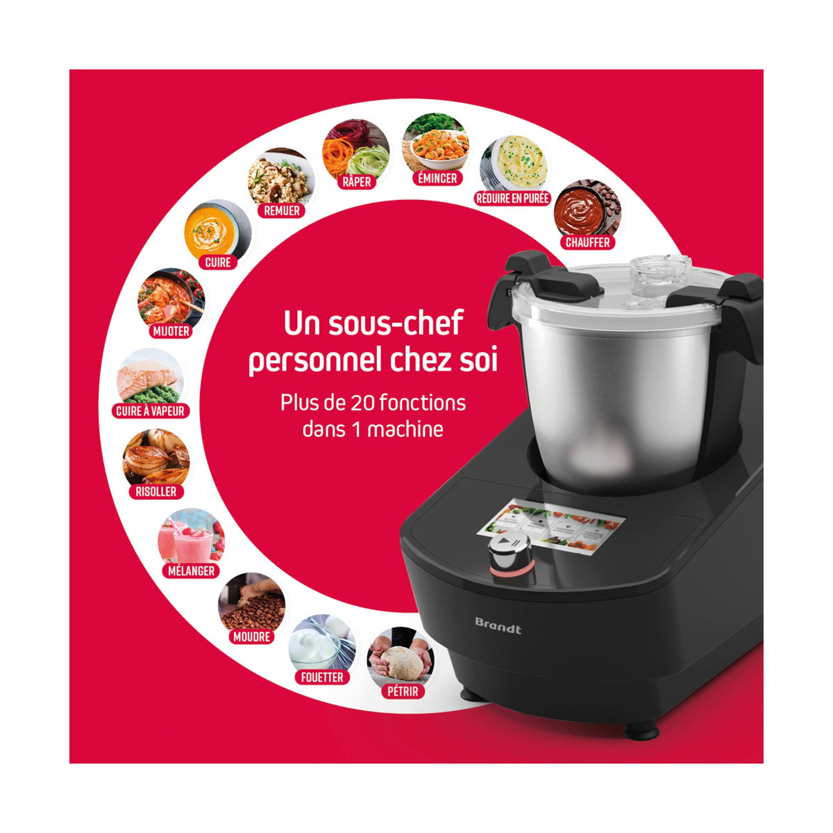 Multifunktionel foodprocessor Qulinart Connect - Sort