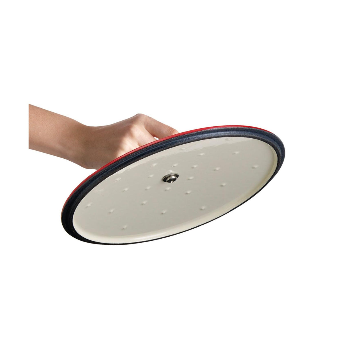Oval Gjutjärnsgryta - Röd