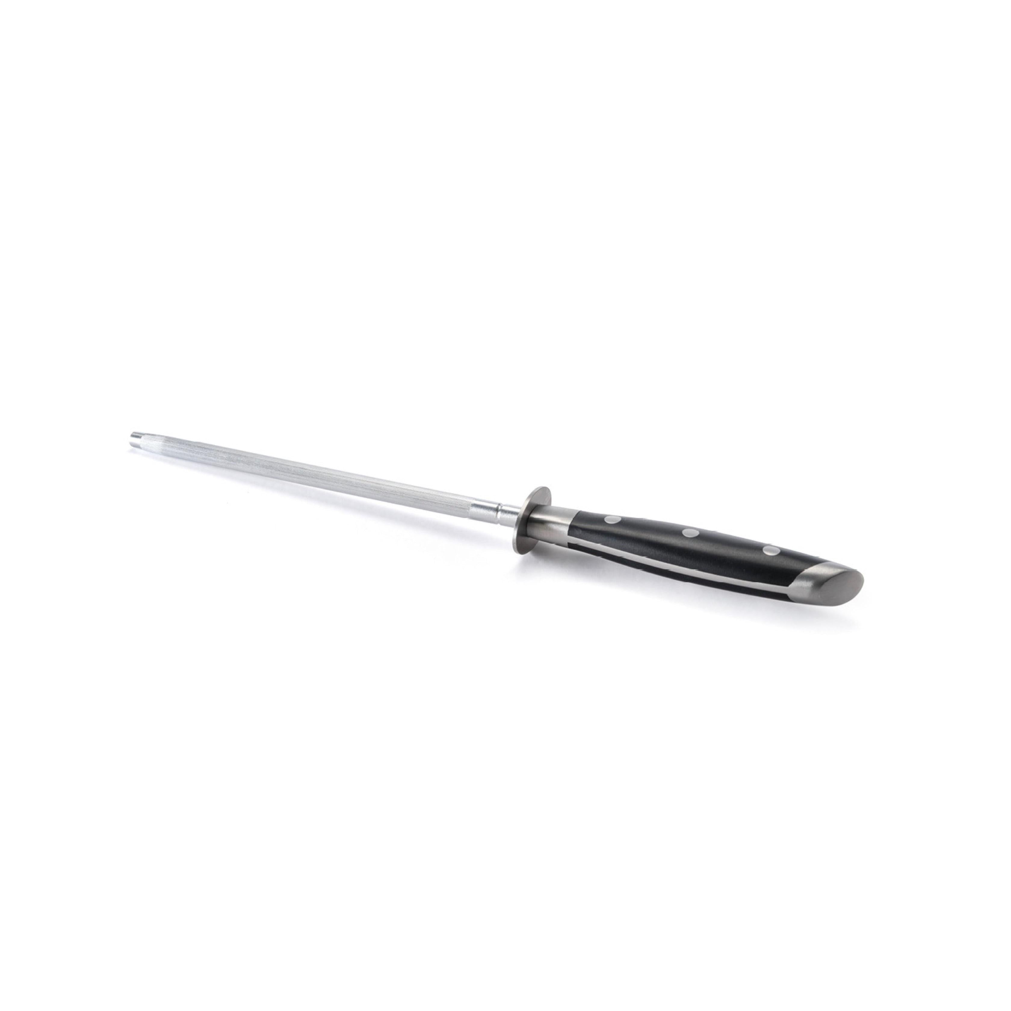 Riveted Sharpening Steel - Black
