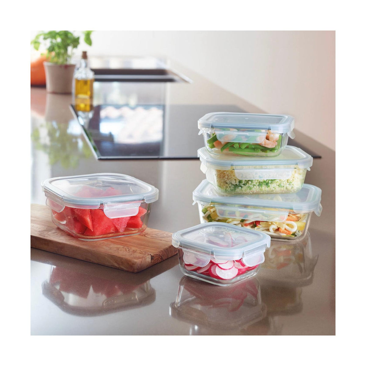 Set De 8 Boîtes Avec Clips