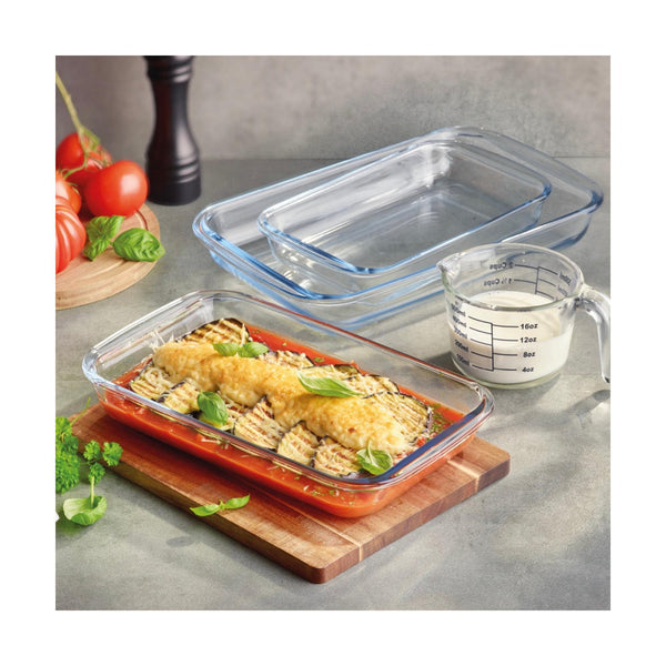 Set Van 4 Rechthoekige Ovenschalen