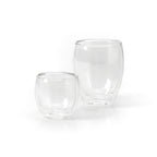 Juego de 4 tazas de vidrio de doble pared, tamaño M -