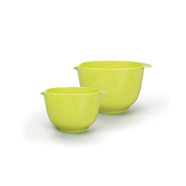 Set Van 2 Mengkommen - Melamine - Limoengroen
