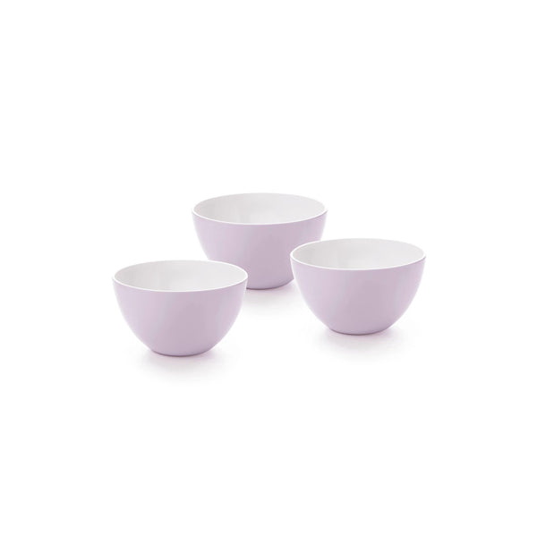 Set Van 3 Kleine Kommen - Melamine - Lavendel