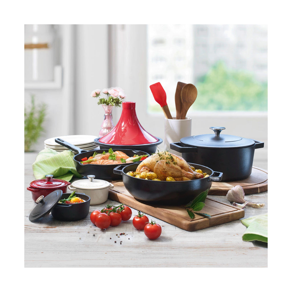 Cocotte Ronde En Fonte - Noir
