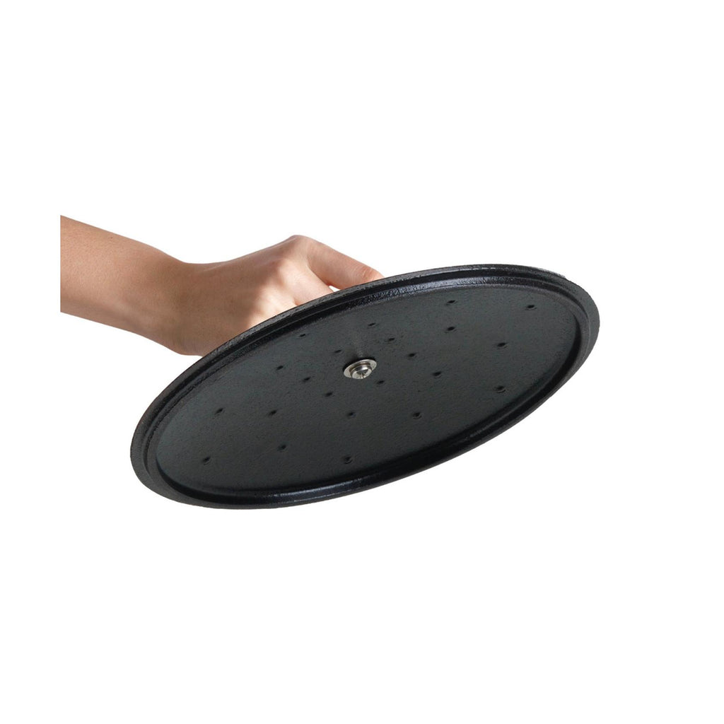 Oval Gjutjärnsgryta - Svart