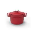 Batterie Empilable 4 Pièces - Rouge