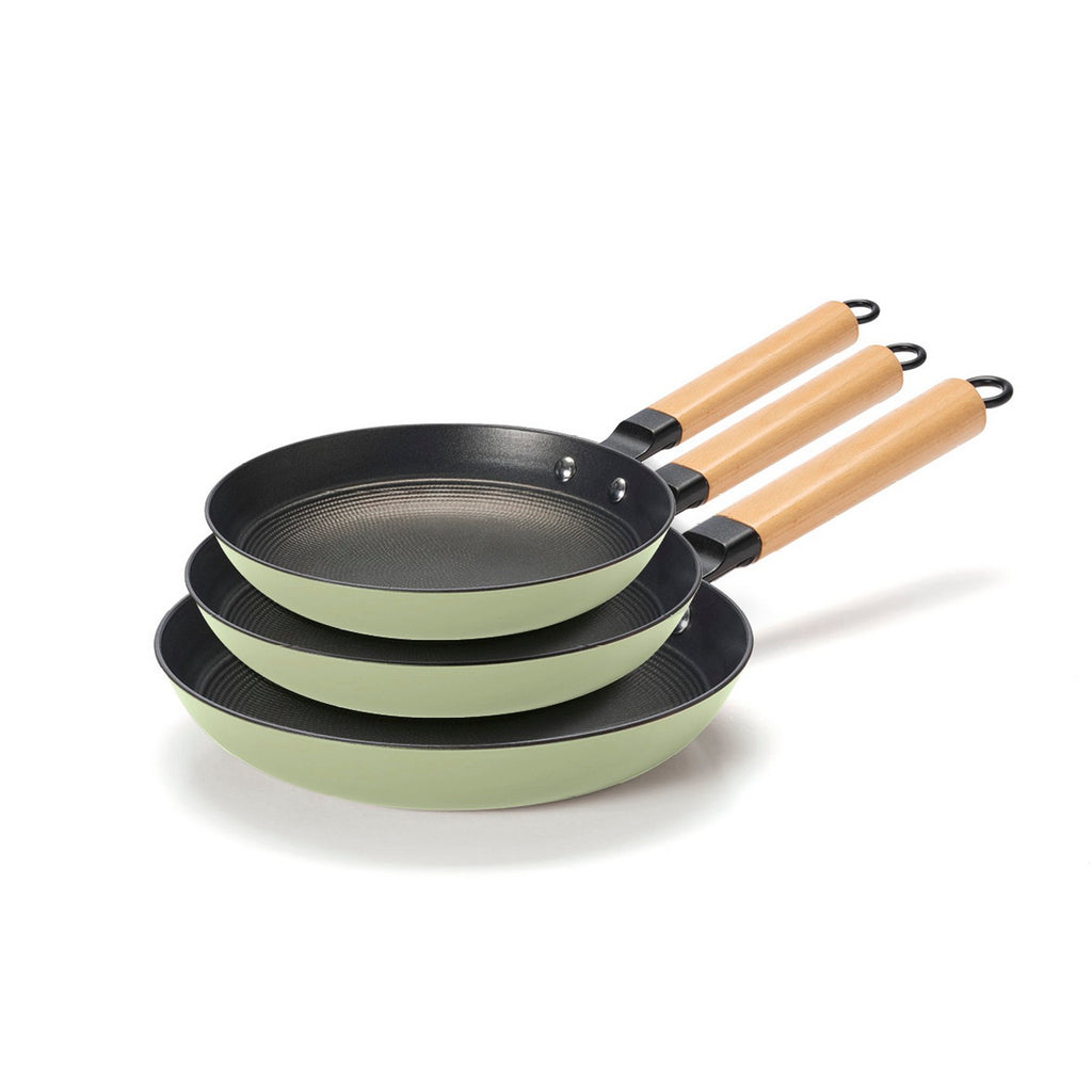 Set De 3 Poêles - Vert