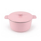 Cocotte Ronde Avec Couvercle - Rose
