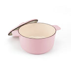 Cocotte Ronde Avec Couvercle - Rose