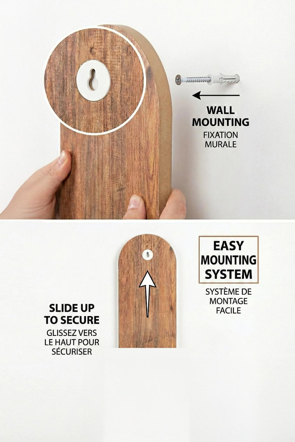 Estante de Pared Artmtkwll1 - Roble