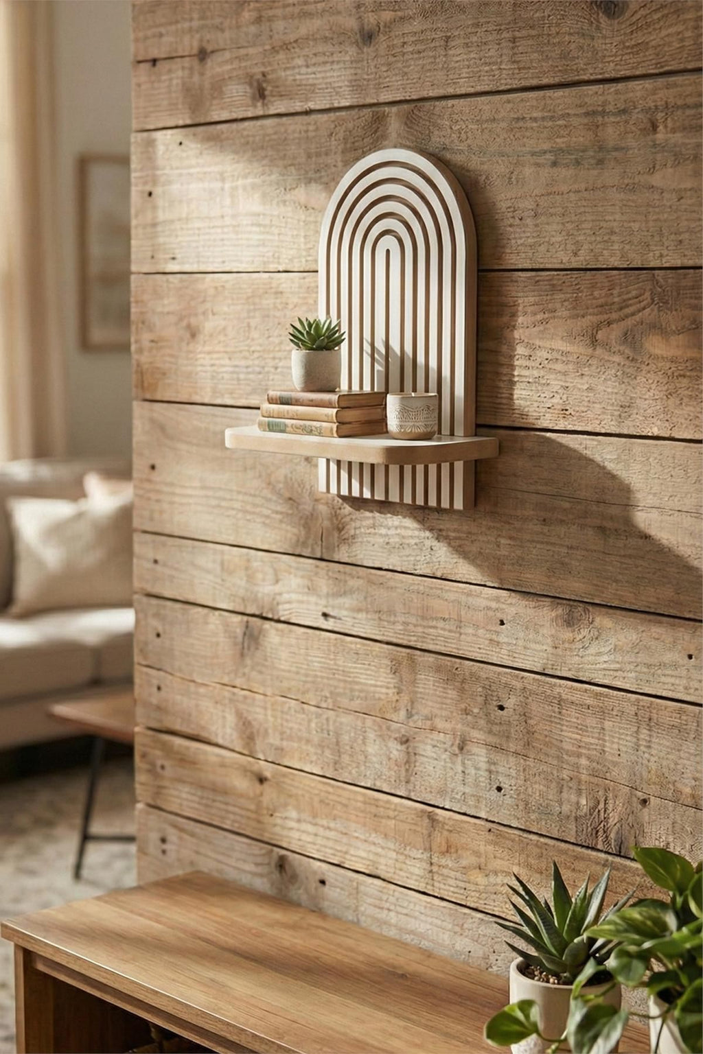 Estante de Pared Artmtkwll1D - Blanco