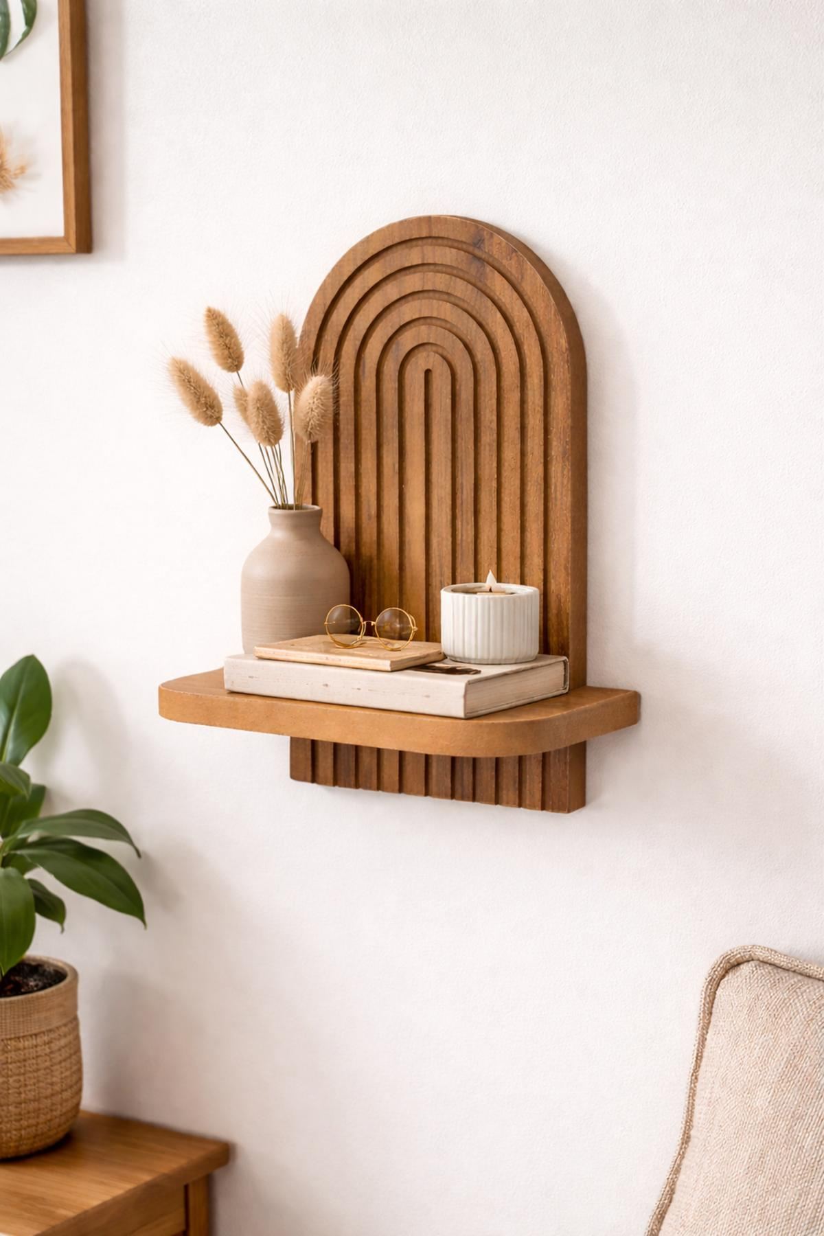 Artmtkwll1D Wall Shelf - Oak