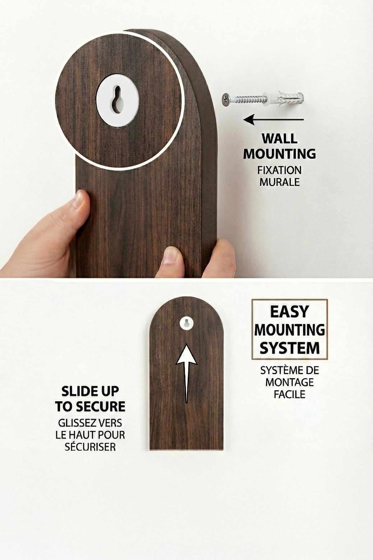 Estantes de Pared Artmtkwll1D - Wengué