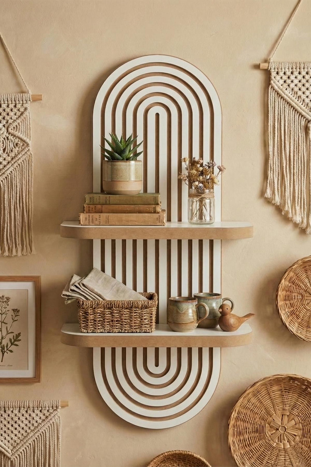 Artmtkwll2D Wall Shelf - White