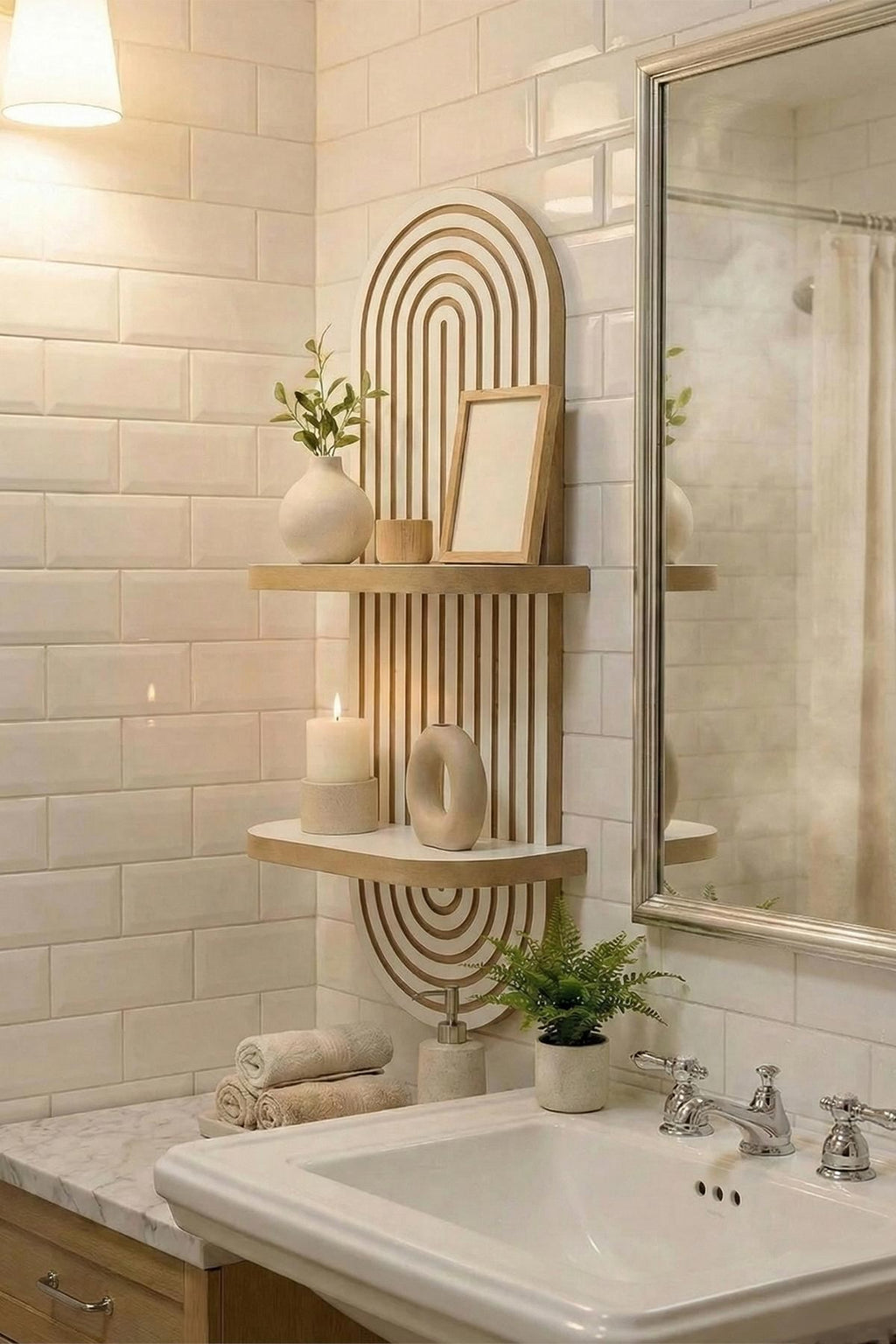 Artmtkwll2D Wall Shelf - White