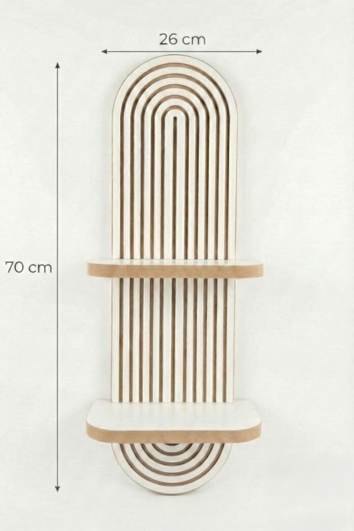 Artmtkwll2D Wall Shelf - White