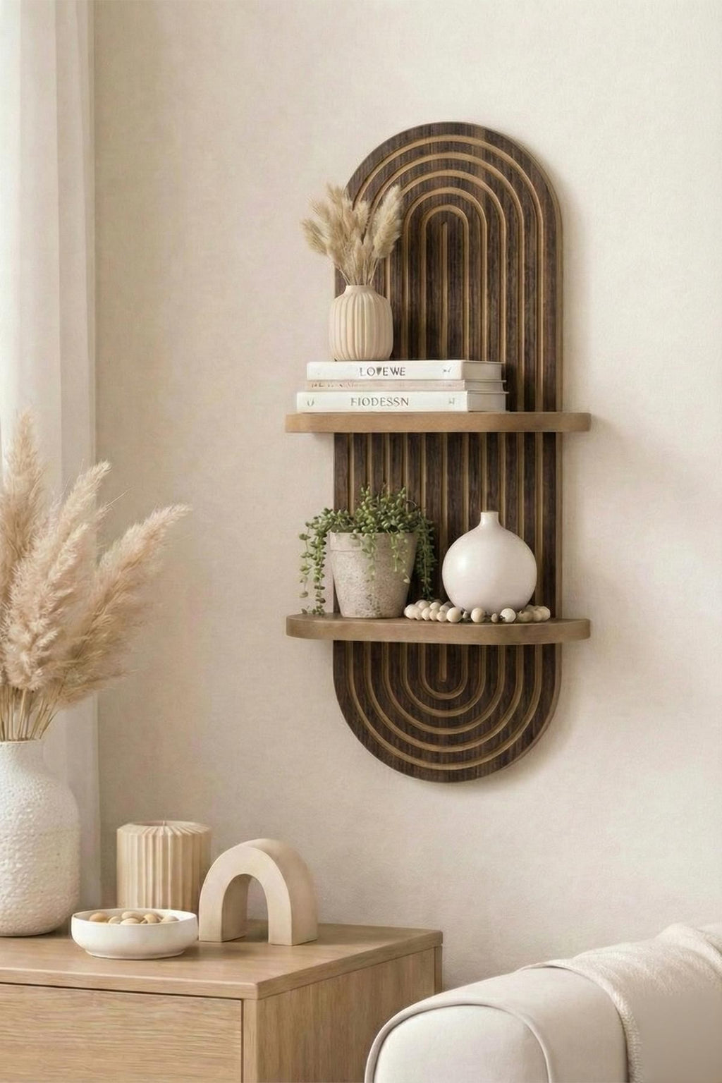 Estantes de Pared Artmtkwll2D - Wengué