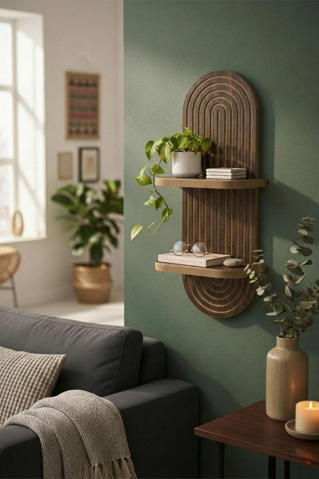 Estantes de Pared Artmtkwll2D - Wengué