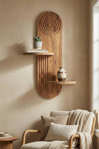Estantería Mural Artmtkwll3 - Roble