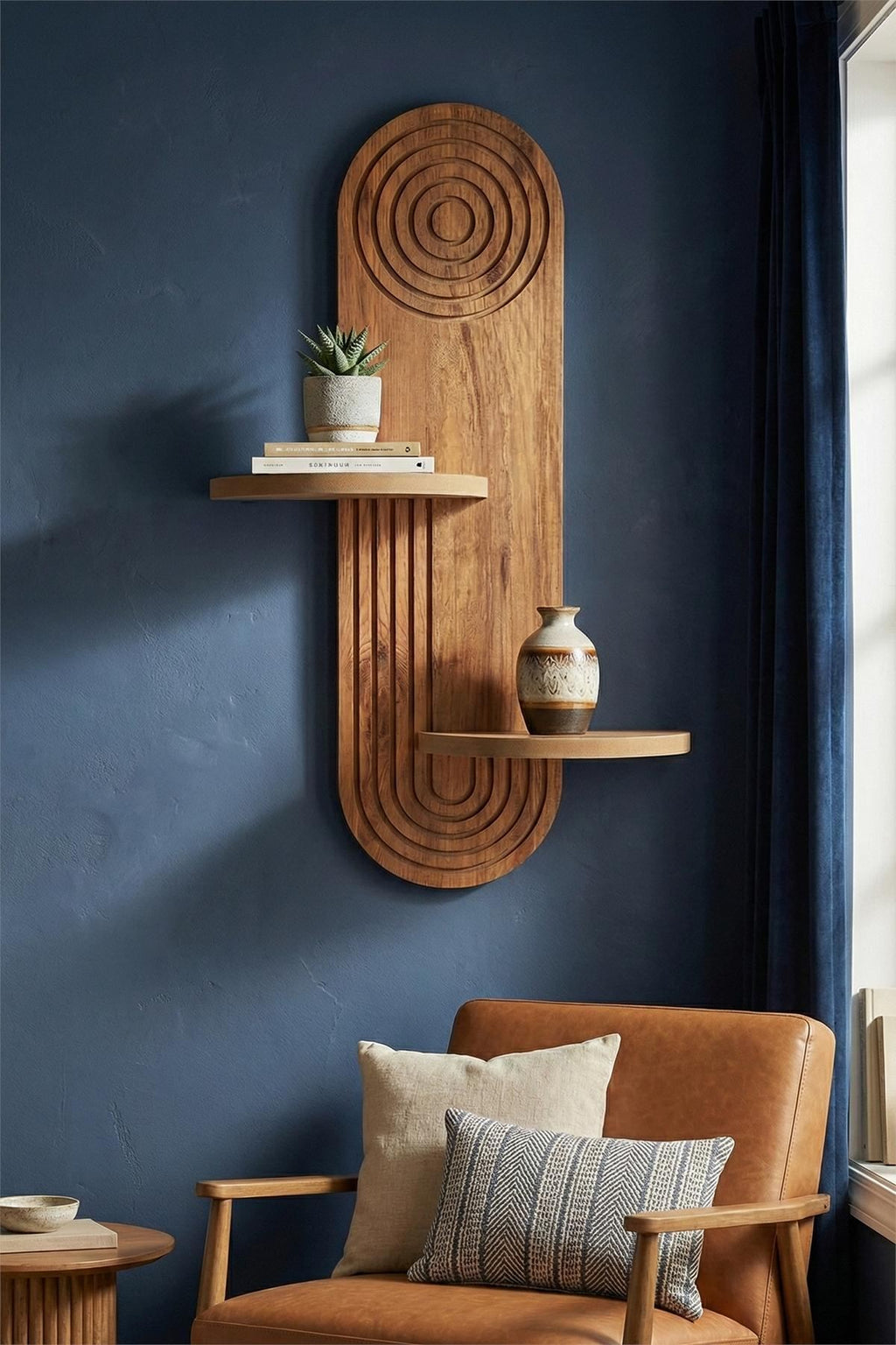 Estantería Mural Artmtkwll3 - Roble