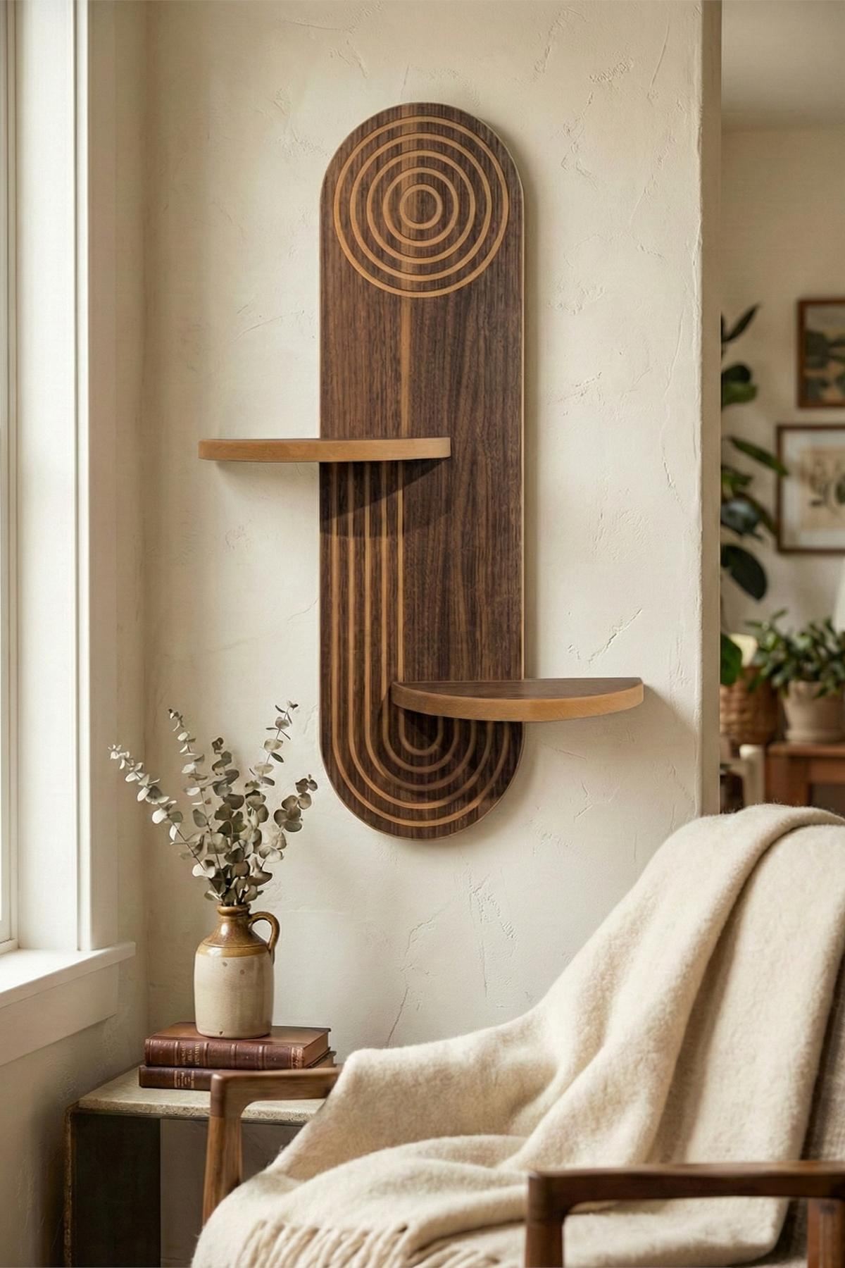 Estantes de Pared Artmtkwll3 - Wengué