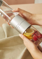 Botella Doble (500Ml+350Ml) Para Soda Maker Studio - Plata