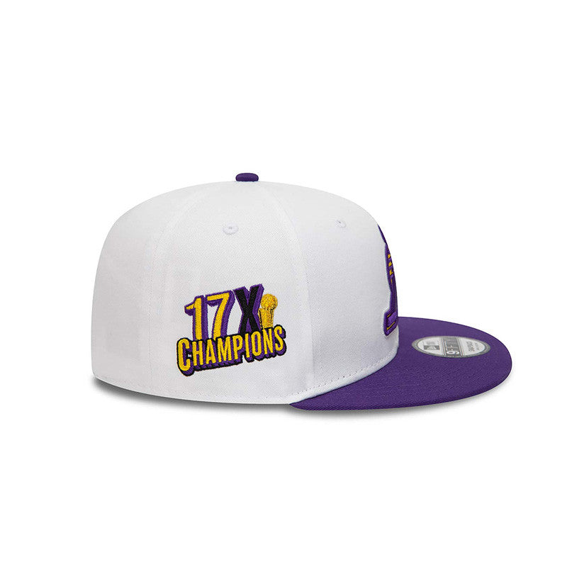Gorra blanca Crown Patches 9 Fifty Loslak de New Era