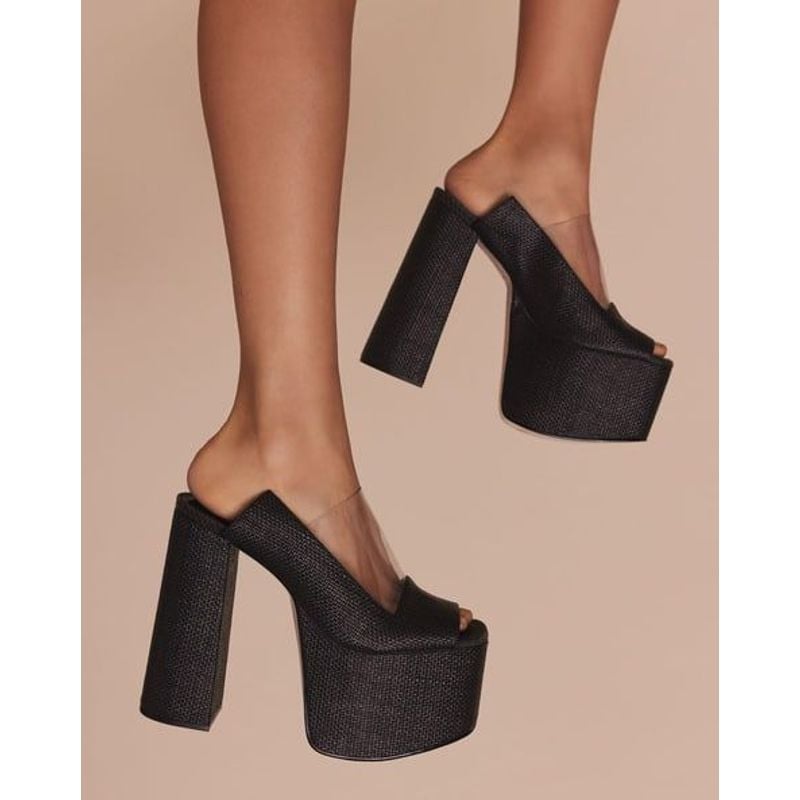 Sandalias de tacón Ziggy - Negro