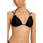 Top de bikini Golda - Negro